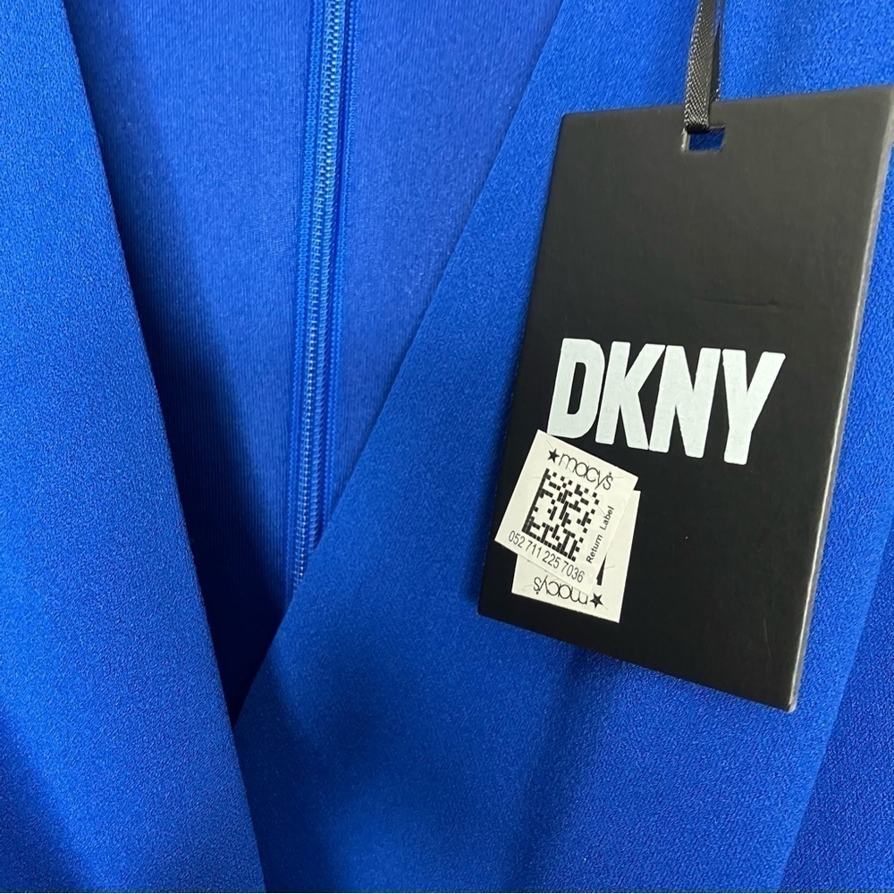 Dkny royal blue dress size 6 - Picture 4 of 6
